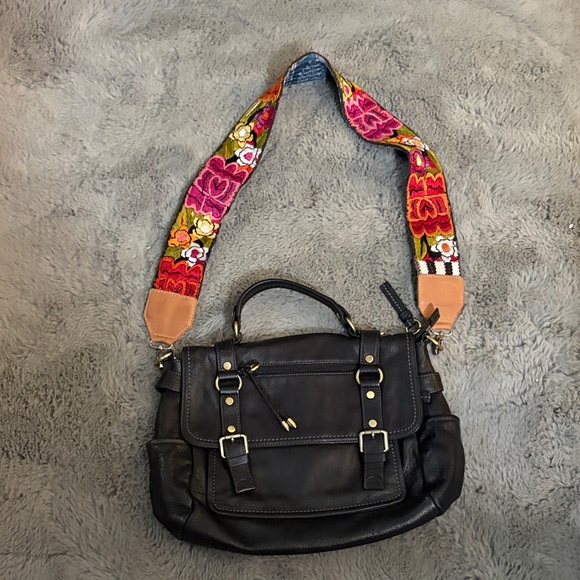 Giani Bernini  Leather Satchel with Adjustable Strap - Picture 2 of 11